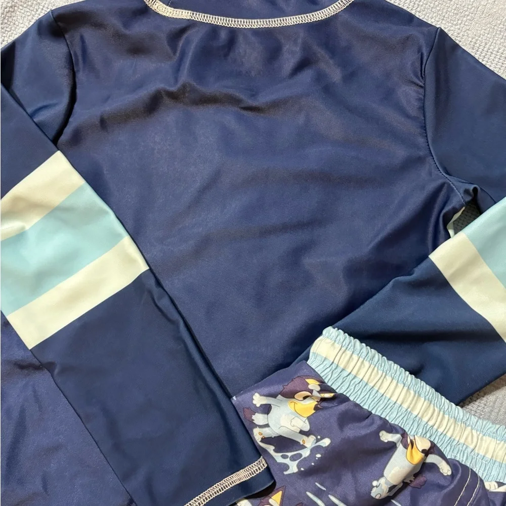 Bluey‎ long sleeve 5T swim set